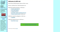 Desktop Screenshot of eaf.net