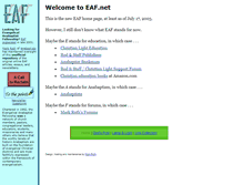 Tablet Screenshot of eaf.net